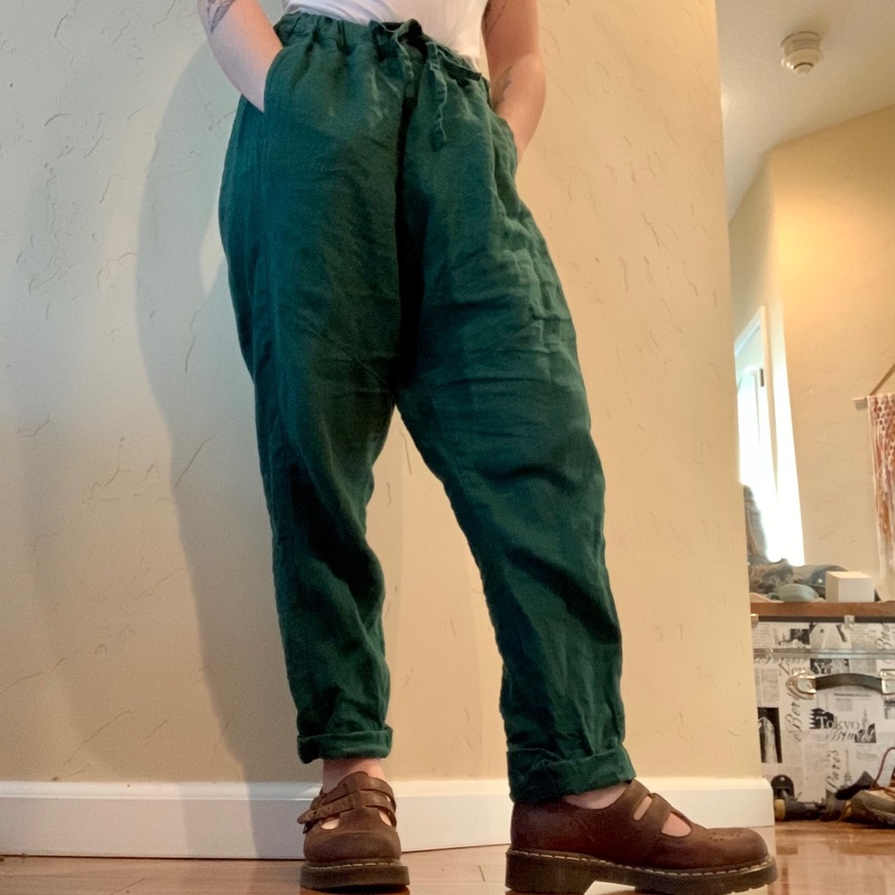 LinenFox Drawstring Pants